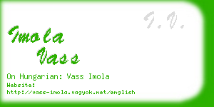 imola vass business card